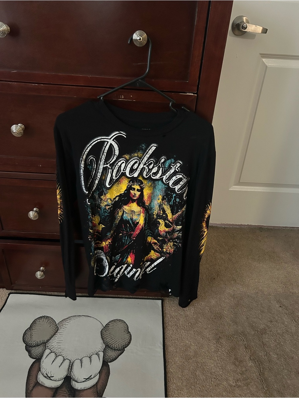 Rockstar Graphic Long-Sleeve Shirt - Black